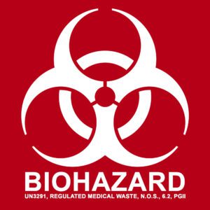 image of the biohazard logo