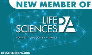 Infographic announcing that ASMAI has joined Life Sciences PA