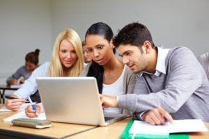 Students at Desk